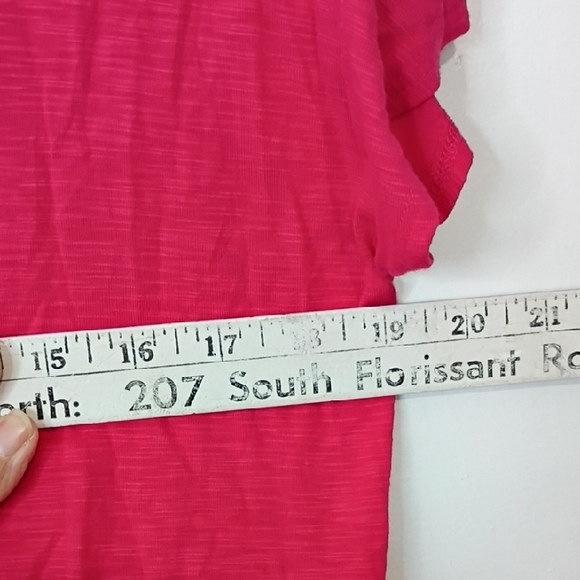 Rachel Zoe Pink Flirty Tie-Front Button Down Top — Women’s Small - Picture 7 of 12